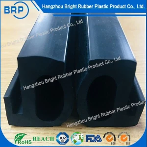 FDA 50-60 Shore AE Shape Edge Waterproof EPDM Strip Gaża tal-Gomma